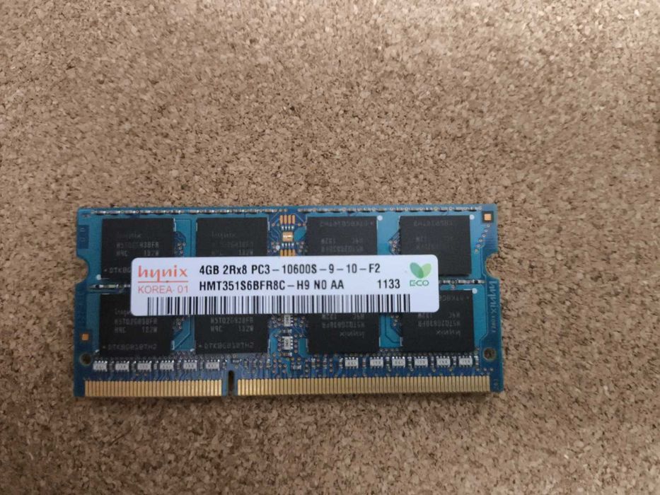 Pamięć RAM 4GB DDR3 1333MHz SO-DIMM Hynix (PC3-10600S)