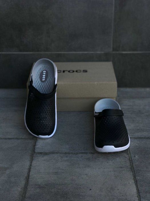 Шлепанцы Crocs мужские кроксы мужские, крокс чоловічі тапочки домашние