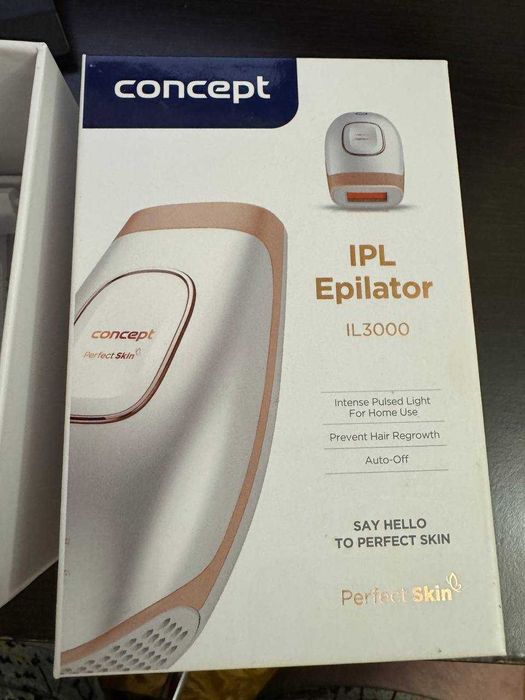 Concept IL3000 IPL Perfect Skin, епілятор для тіла обличчя, бікіні