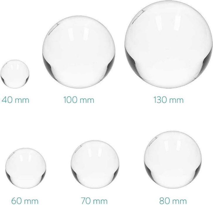 Bola de cristal adivinhação cristalomância magia decoração vidro -NOVO