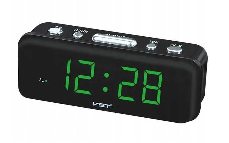 Budzik zegar elektroniczny sieciowy led VST-738 ttst611