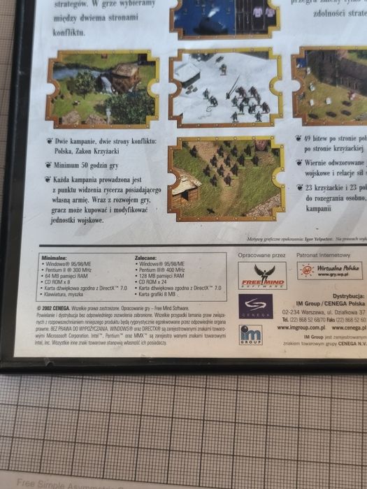 Krzyżacy PC (2002) PL | KOMPLET z Instrukcją CIB | Stan BDB Klasyk Retro