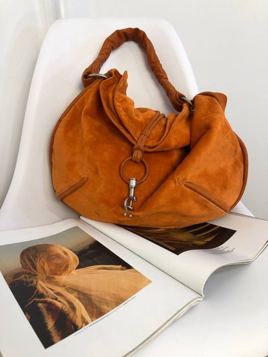 Оригінальний комплект Bottega Veneta — замшеві чоботи та сумка, Італія