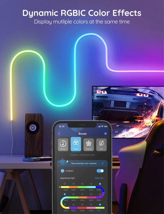 Taśma LED Govee Neon Rope 5m Wi-Fi Bluetooth