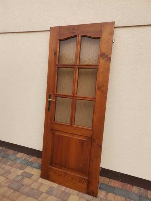 Drzwi wewnętrzne dębowe