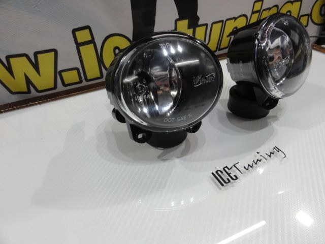 Farois de nevoeiro com luz branca 5000k para BMW F10, F11, F22, F23, E92, E93, F07 em cristal ou em fundo escurecido (smoke)