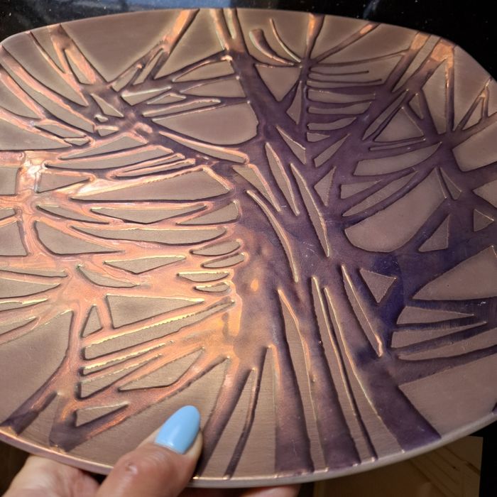 Talerz ,patera z PRL-U ( telewizor)  Tułowice