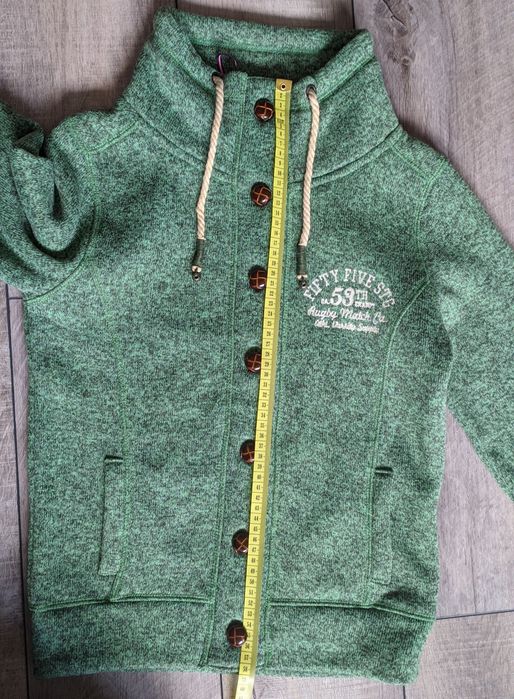 Bluza nowa bez metki na guziki zielona