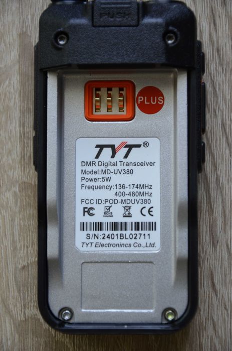 Radiotelefon TYT MD-UV380 - Oryginalny i nowy [OpenGD77] [DMR]