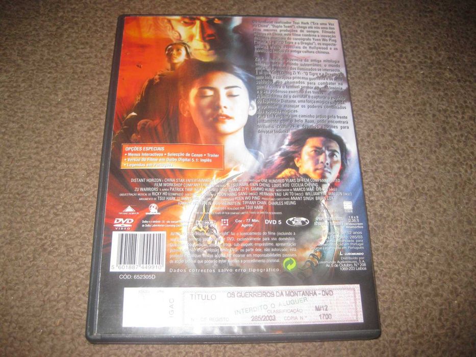 DVD "Os Guerreiros da Montanha" Raro!