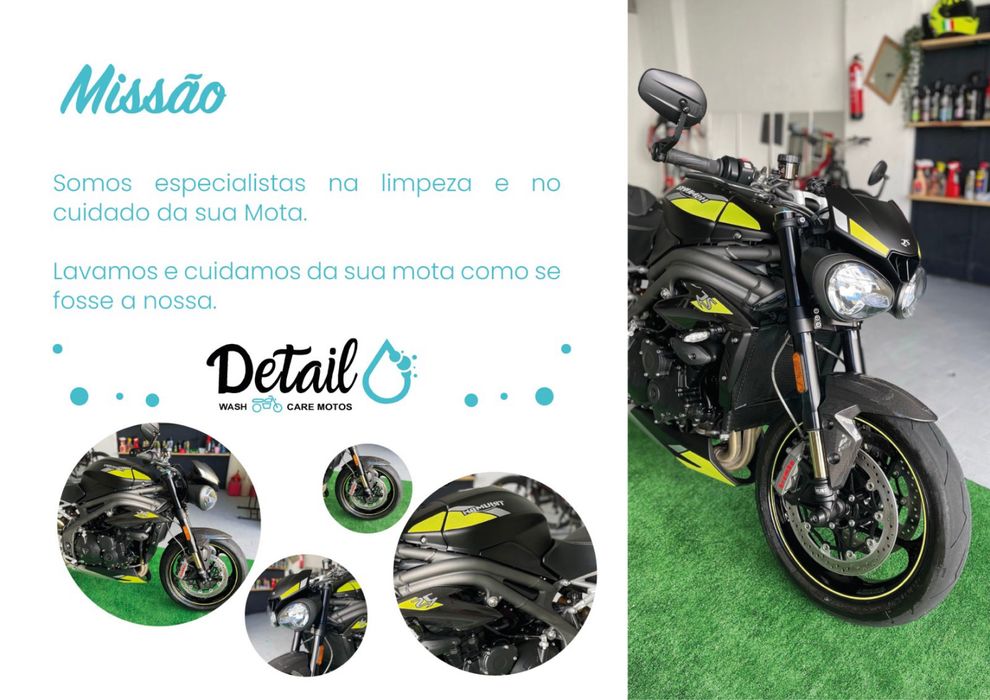 Lavagem Detalhada de Motas