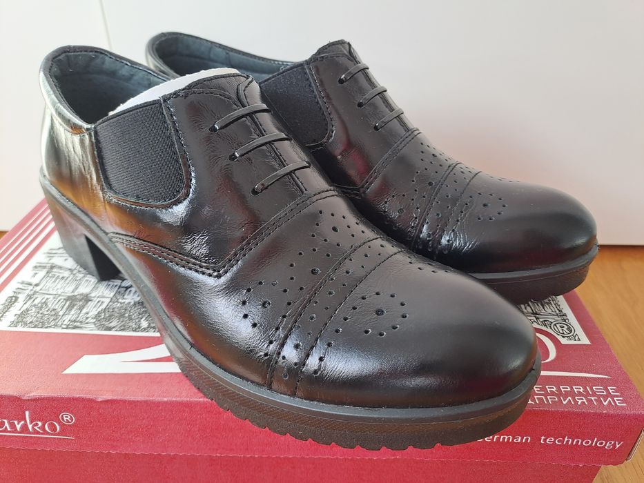 Skórzane buty damskie