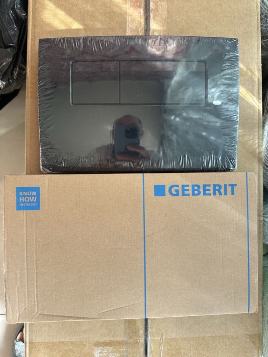 Клавіша змиву Geberit Delta 51 глибокий чорний