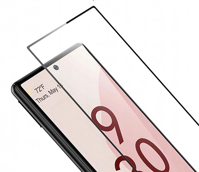 Szkło Hartowane Pełne z Ramką do Google Pixel 6