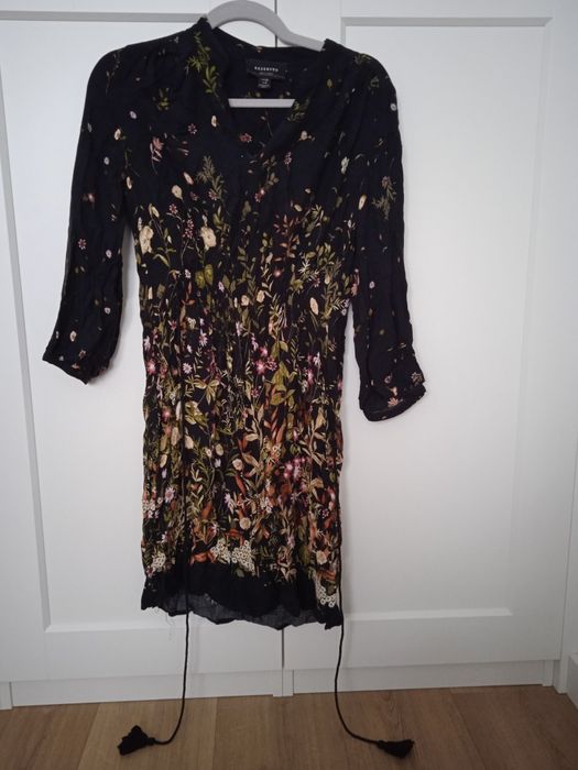 Sukienka Boho kwiaty Reserved r. XS