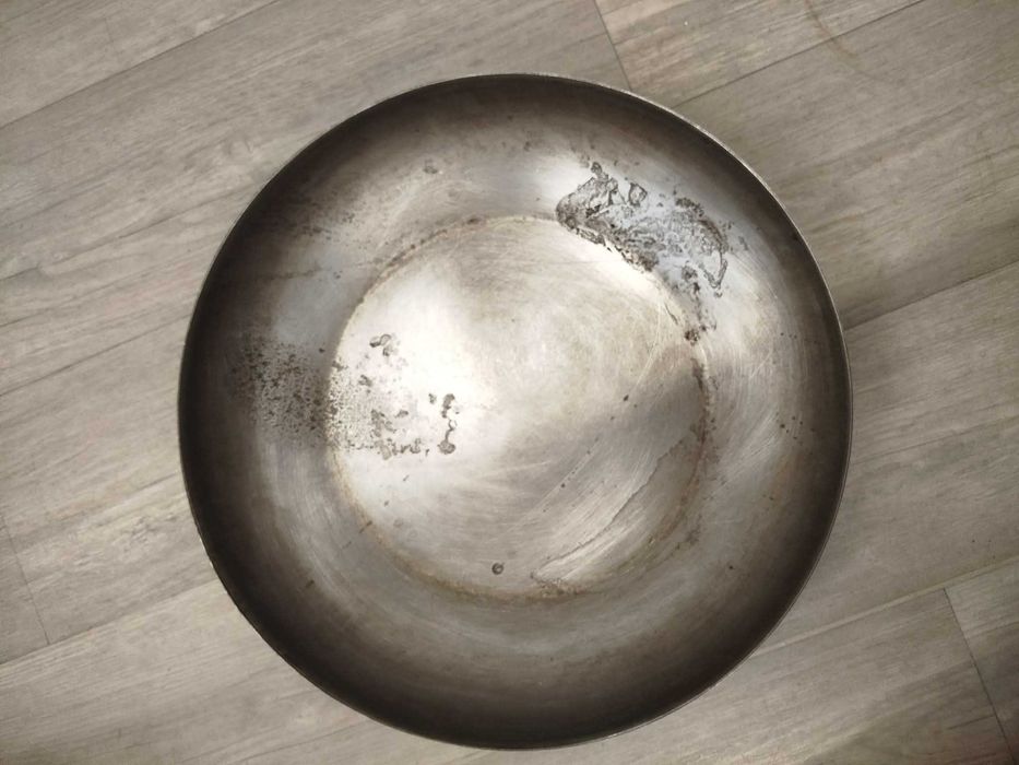 Misa stalowa, palenisko, pojemnik na olej, miska