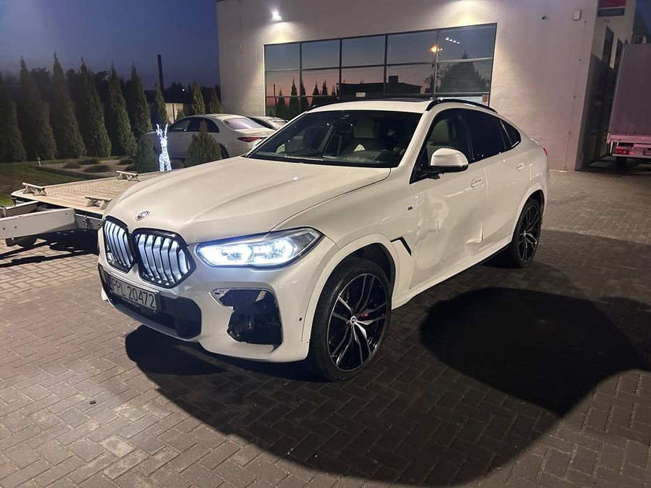 BMW X6 /SalonPolska/22r/3.0D-286KM/68tys km/M Pakiet/Iconic Glow/F-ra VAT 23%