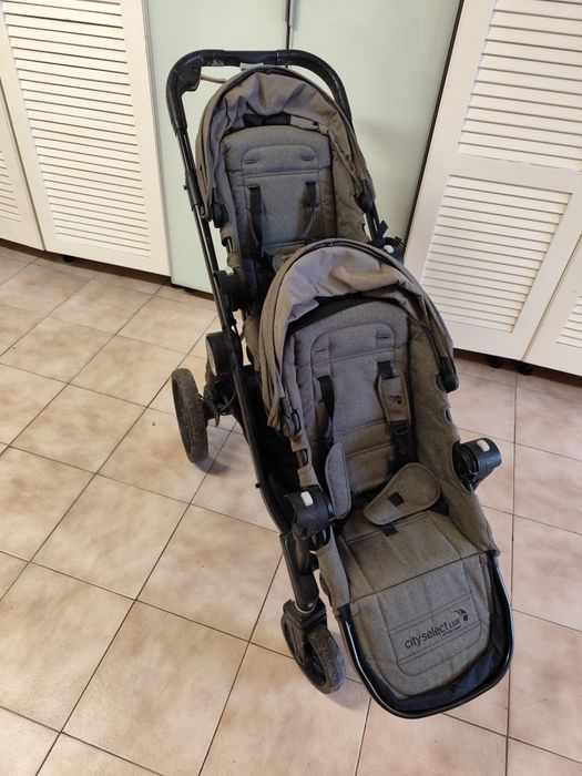 Conjunto carrinho babycoque bebé gêmeos