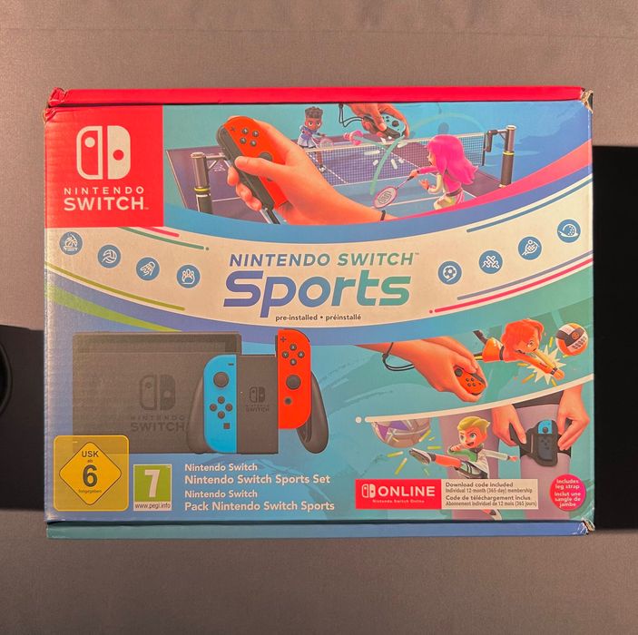 Nintendo Switch V2 Estado Novo + Jogo Sports + Jogo Mario Kart 8