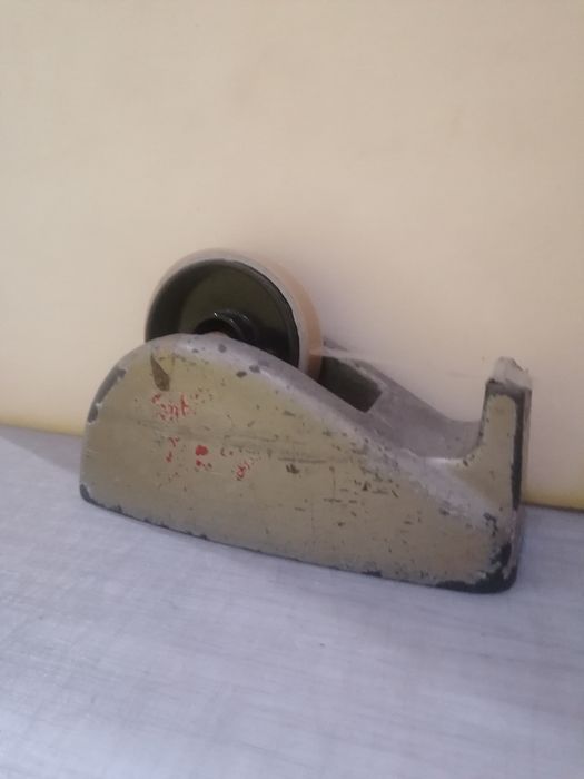 Desenrolador de fita cola muito ANTIGO * dos anos 1960 * coleção