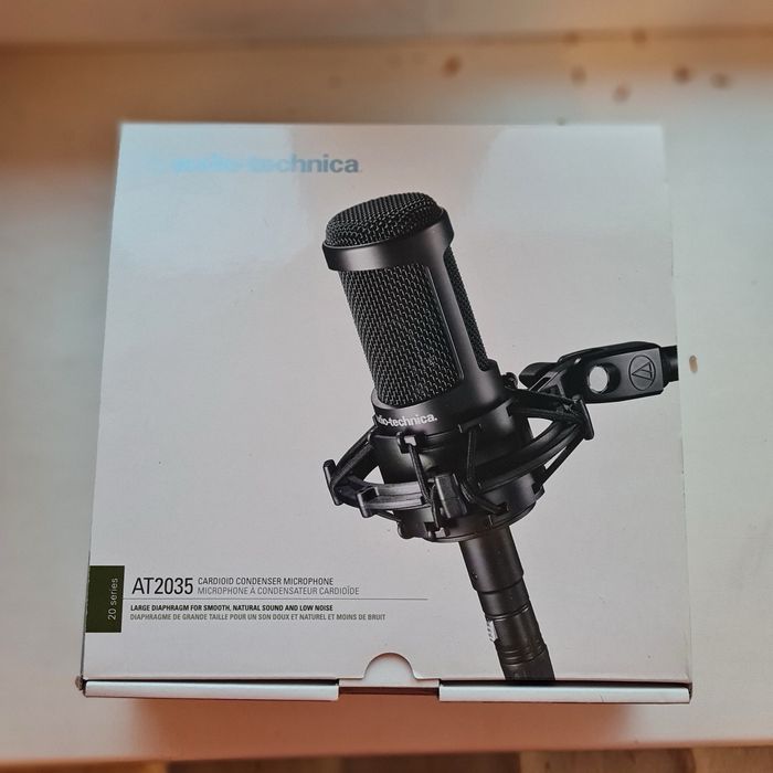 Audio-Technica AT2035 — студійний конденсаторний мікрофон, ідеальний стан
