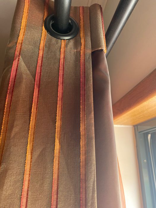 Cortinados com forro manufaturados