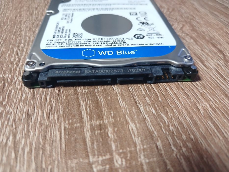 Жорсткий диск WD Blue 2.5" 500 GB (WD5000LPCX)