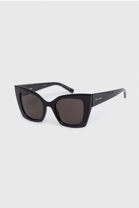 Сонцезахисні окуляри SAINT LAURENT SL 552 001 BLACK чорні оригінал +шкіряний брендовий чохол