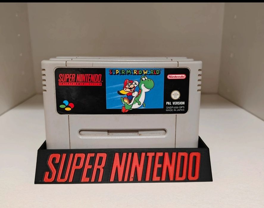 Suporte cartuchos Super Nintendo
