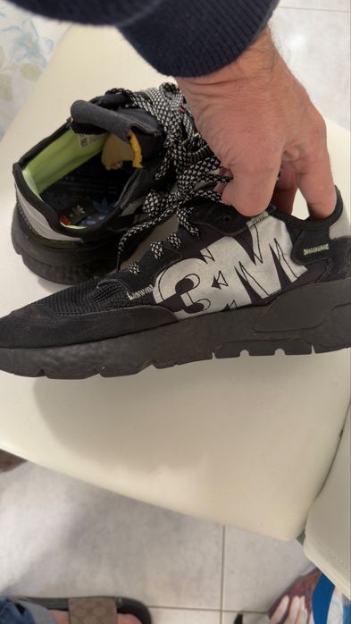 Tenis adidas 3M 43 1/3 preto e cinza