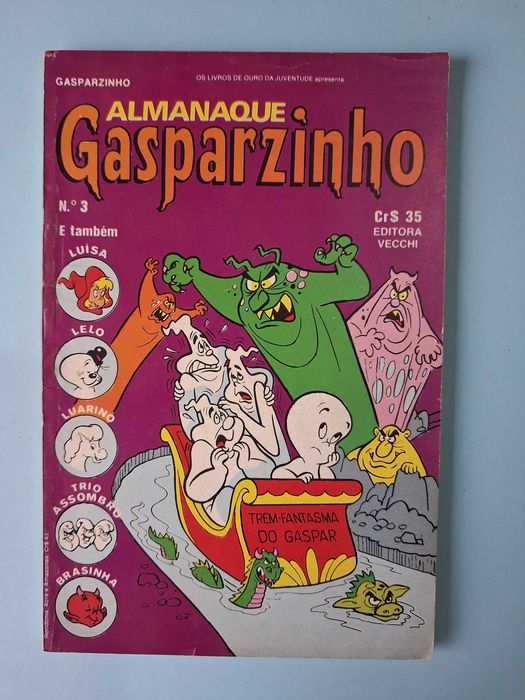 4 Almanaques antigos - Sítio do Picapau Amarelo, Gasparzinho, As Meninas.