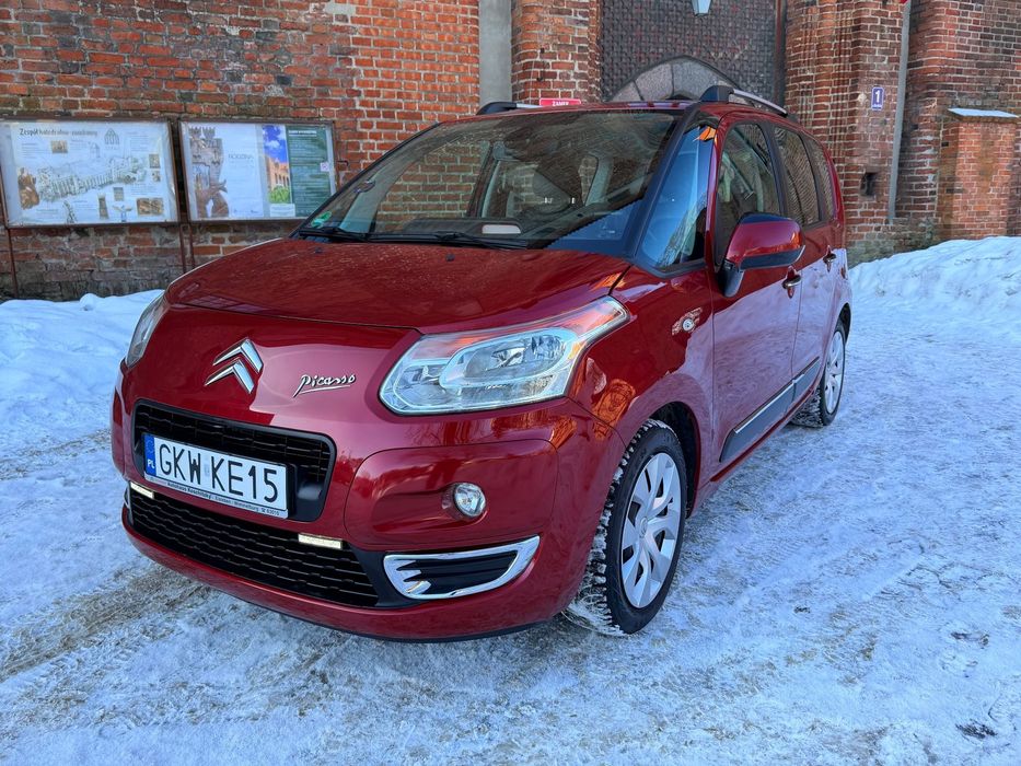 Citroën C3 Picasso PEŁNA HISTORIA SERWISOWA Dwa Komplety Kół Dwa Kluczyki Kamera 64000 km