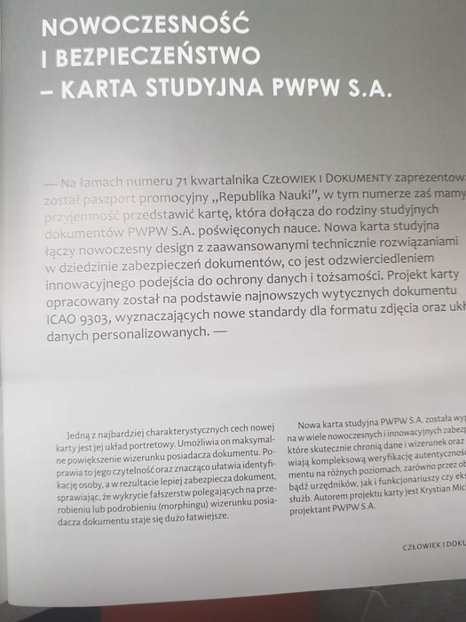 Tanio sprzedam Unikatowy materiał z kartą studyjną