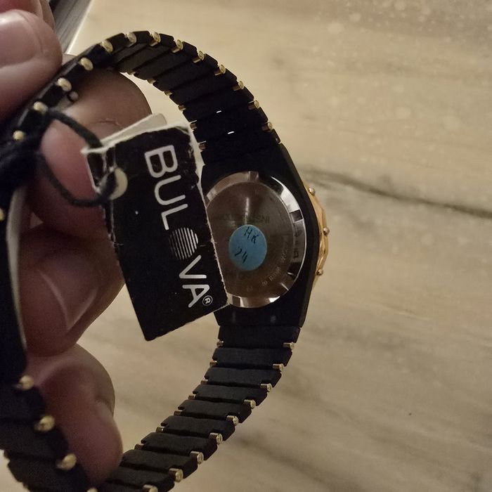 Bulova Marine Star navi bransoleta NOS metka solidny kwarcowy prezent
