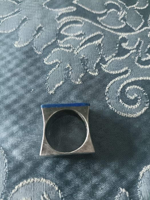 Pierścionek lapis lazuli 925