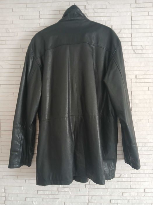 Kurtka męska ze skóry naturalnej-  60-XXL Molltan