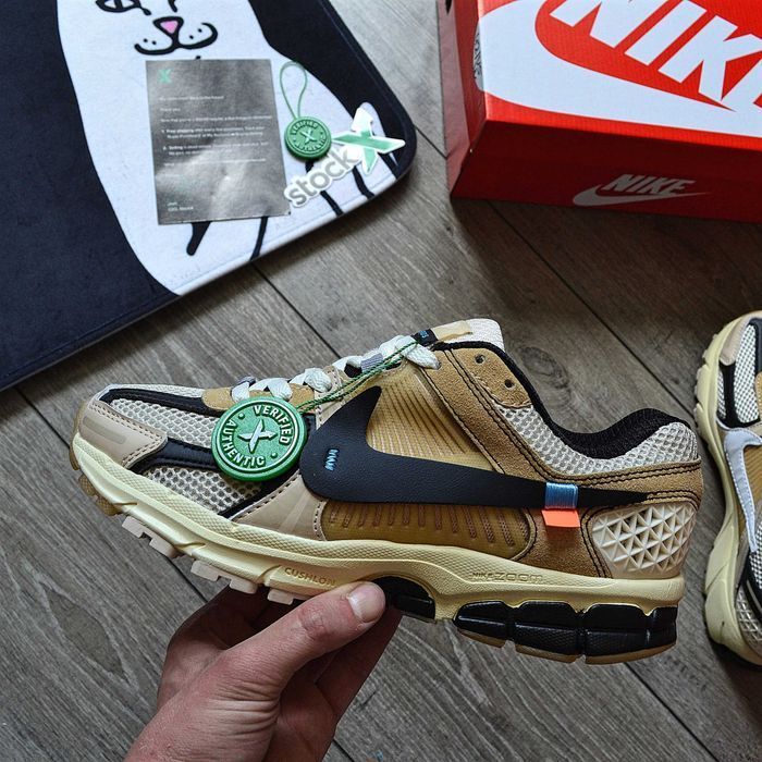 Мужские кроссовки NIKE ZOOM VOMERO 5 OFF-WHITE 'RICE BLACK' 41-45