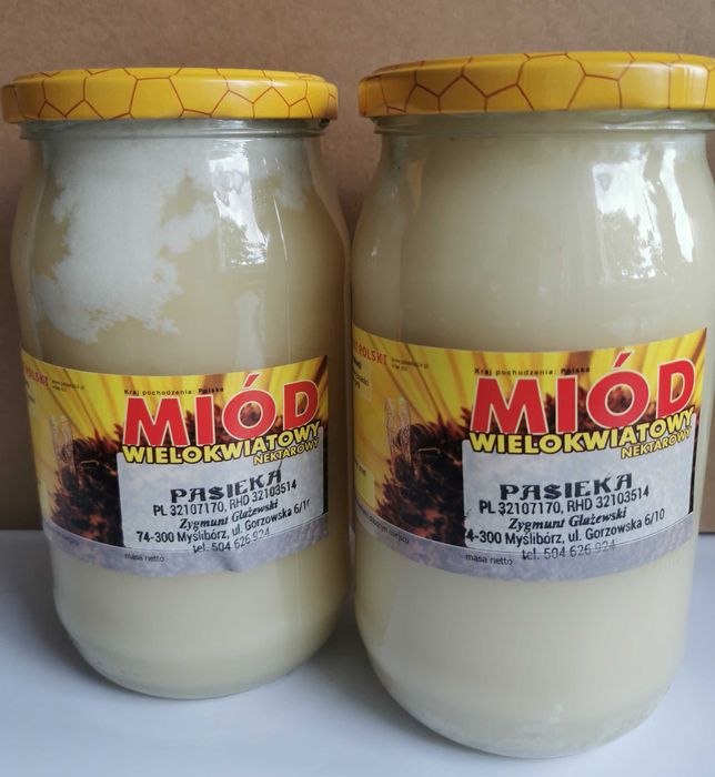 Miód pszczeli naturalny: wielokwiat, rzepakowy 2025
