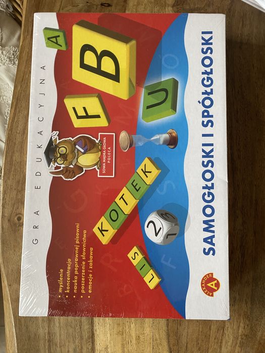Gra edukacyjna 7+ samogłoski i spółgłoski nowa