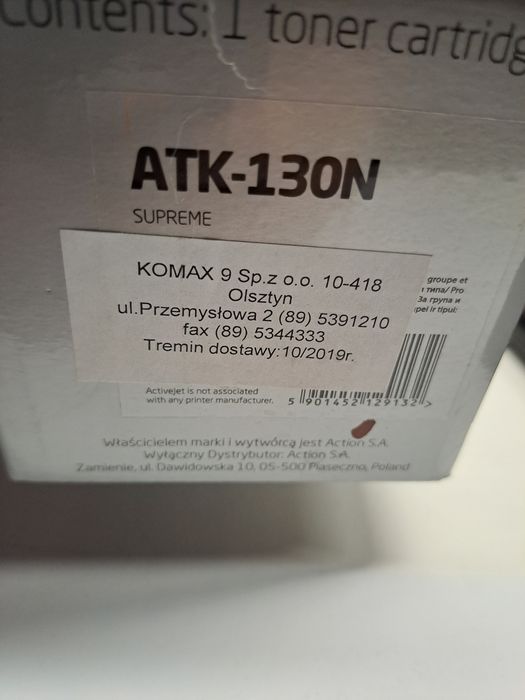 Toner ATK - 130N CZARNY kyocera
