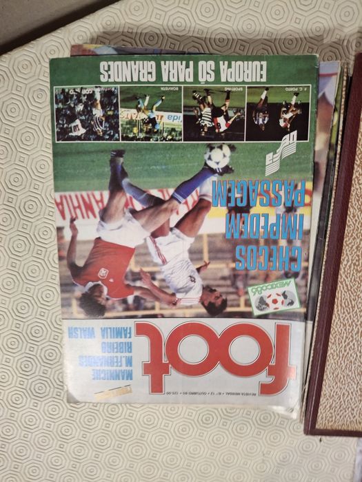 Revistas Foot futebol 24 números encadernação original