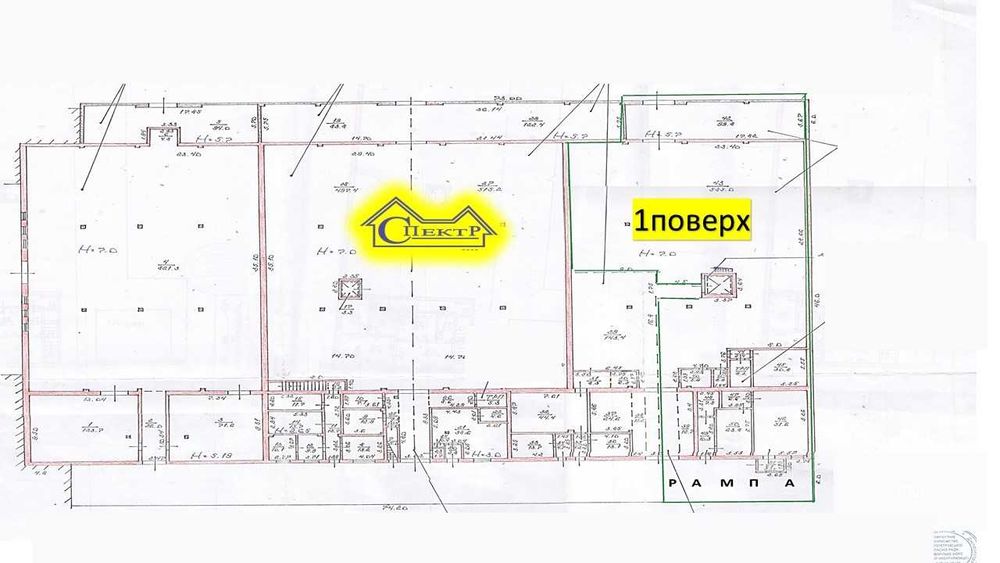 склад в центрі міста від 850-1450кв.м.