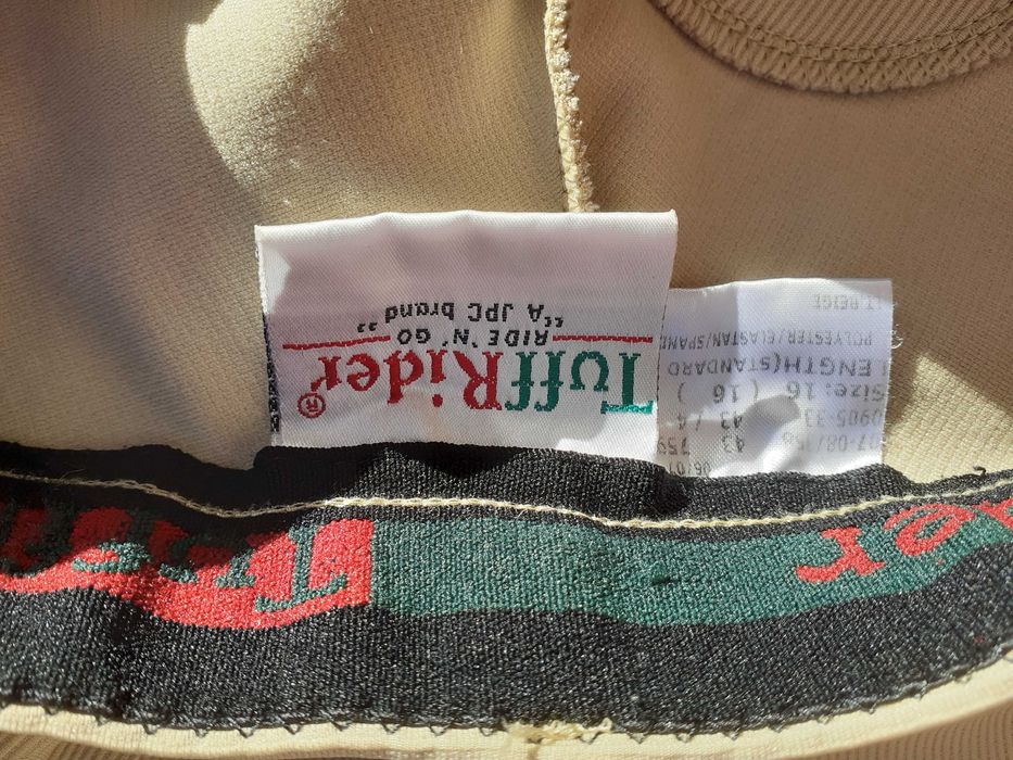 Toque de equitação Somerset Hunt e calças TuffRider - baixa de preço