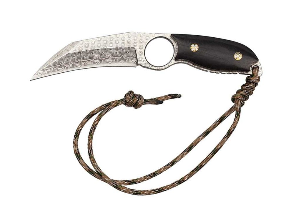 Nóż myśliwski ze stali damasceńskiej TAKOMA