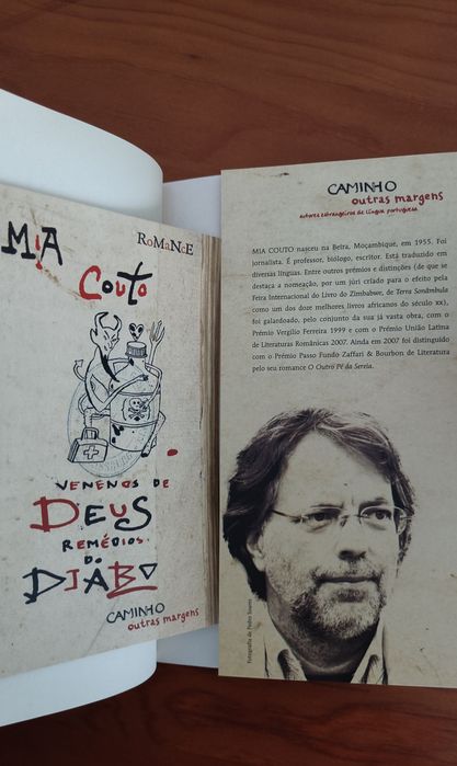 Livro: "Venenos de Deus remédios do Diabo" - Mia Couto