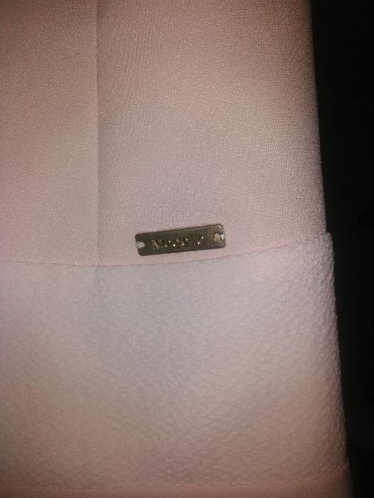 Elegancka sukienka,pudrowy róż, na wesele