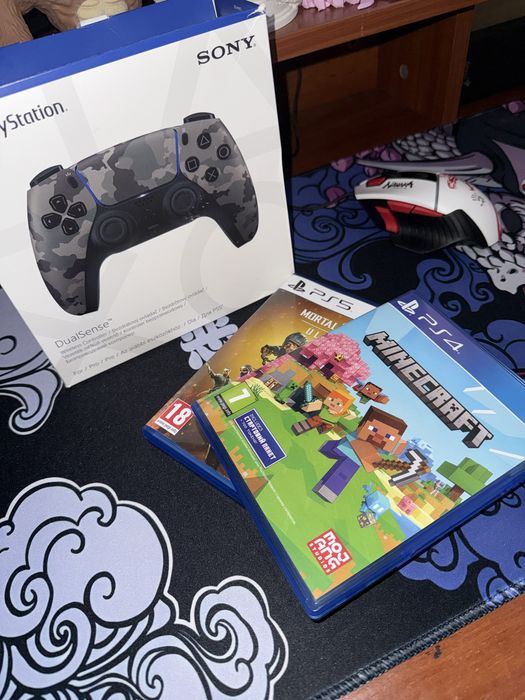 Геймпад DualSense для ps5 + 2 игры на ps4/5