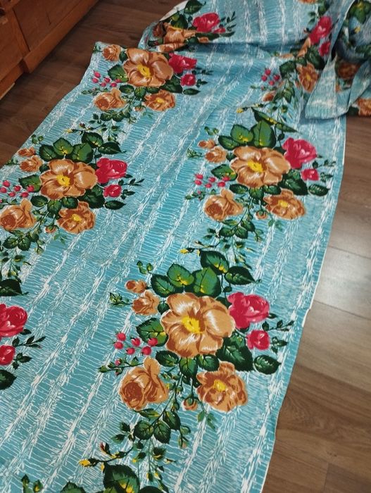 Тканина на штори принт квіти Ткань на шторы цветы ссср 800 х 116 см