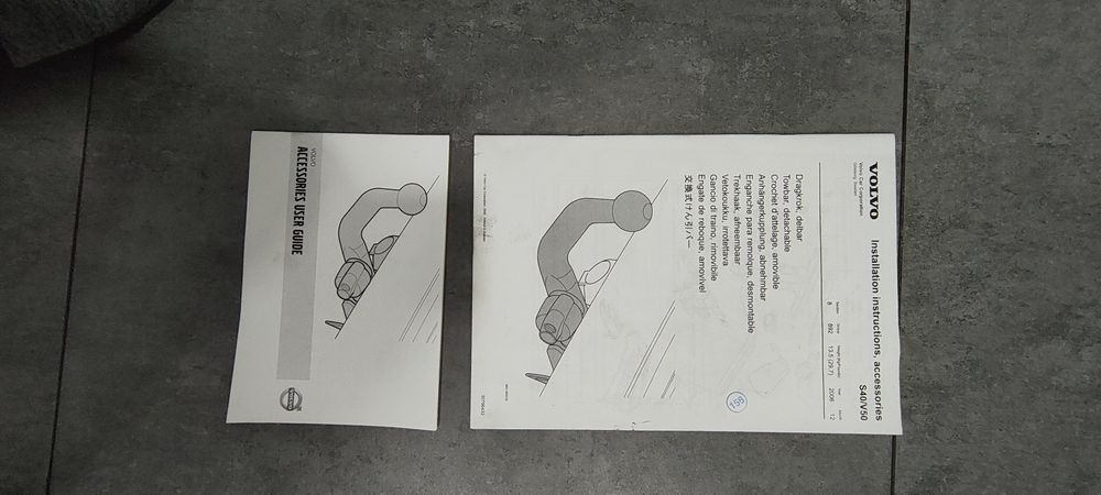 Engate reboque Original Volvo S40/V50 (04-)