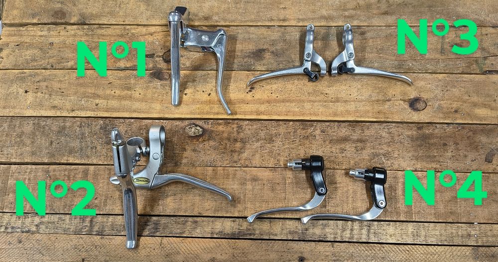 Manetes alumínio duplas/turismo/lusito/Francesas/manete invertida